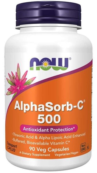 NOW - AlphaSorb-C 500 МГ - 90 капсули